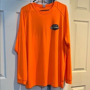 PARAGON Vibrant Orange Long Sleeve Tee